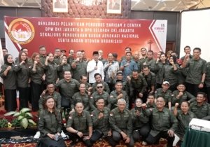 Barisan 8 Center Kukuhkan Pengurus DPW dan DPD DKI Jakarta