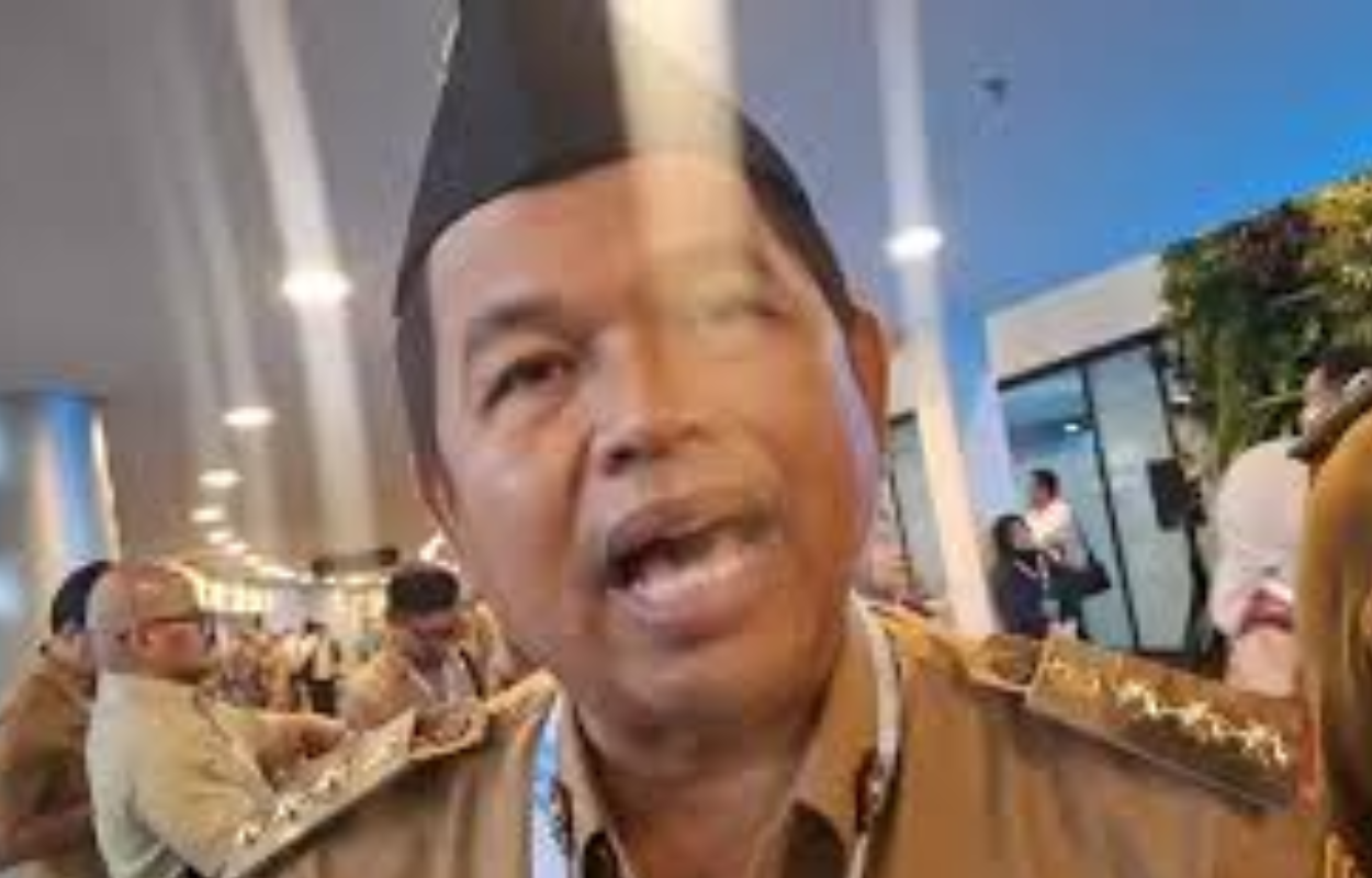 gubernur jabar dedi mulyadi usai ikut rakornas di sentul
