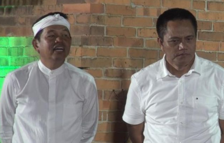 Foto saat cagub Jabar no.4 Dedi Mulyadi mengumumkan Dwi Jati Utomo sebagai Ketua Tim Pemenangan KDM-Erwan saat Pilgub Jabar 2024. (Dok: Detikcom)