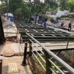 Demi Akses Kafe, Pedestrian di Kencana Loka BSD Dibongkar untuk Bangun Jembatan