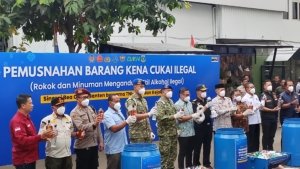 Bea Cukai Banten Musnahkan Rokok Ilegal Senilai Rp62 Miliar, Selamatkan Potensi Kerugian Rp40 Miliar